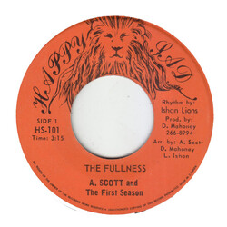 Andy Scott (4) / The First Season The Fullness USED VINYL 7INCH 45 RPM SINGLE