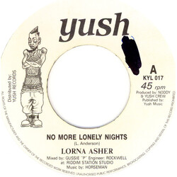 Lorna Asher No More Lonely Nights USED VINYL 7INCH