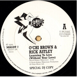 O'Chi Brown / Rick Astley Learning To Live (Without Your Love) USED VINYL 12INCH 45 RPM PROMO