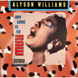 Alyson Williams My Love Is So Raw USED VINYL 12INCH 45 RPM SINGLE STEREO