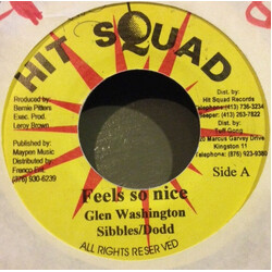 Glen Washington Feels So Nice USED VINYL 7INCH 45 RPM