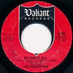 The Association (2) No Fair At All / Looking Glass USED VINYL 7INCH 45 RPM SINGLE