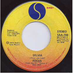Focus (2) Sylvia / Love Remembered Vinyl 7" USED