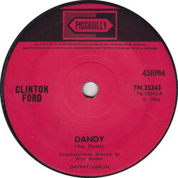 Clinton Ford Dandy USED VINYL 7INCH 45 RPM SINGLE