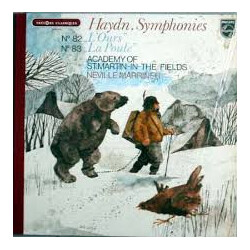 Joseph Haydn / The Academy Of St. Martin-in-the-Fields / Sir Neville Marriner Haydn Symphonies - No. 82 "L'Ours" - No. 83 "La Poule" Vinyl LP USED
