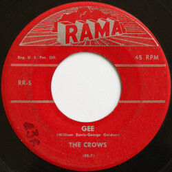 The Crows Gee / I Love You So USED VINYL 7INCH 45 RPM SINGLE REPRESS