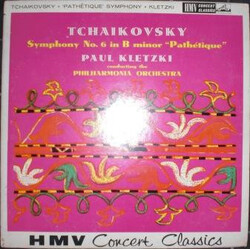 Pyotr Ilyich Tchaikovsky / Paul Kletzki / Philharmonia Orchestra Symphony No. 6 In B Minor ('Pathetique') Vinyl LP USED
