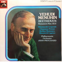 Yehudi Menuhin / Philharmonia Orchestra / John Pritchard Beethoven: Romances 1 & 2 Vinyl LP USED
