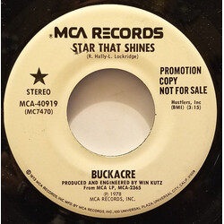 Buckacre Star That Shines USED VINYL 7INCH 45 RPM SINGLE PROMO