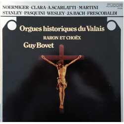 Guy Bovet Orgues historiques du Valais - Raron et Choëx Vinyl LP USED