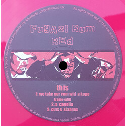 Fugazi Rum Red EP USED VINYL 12INCH SINGLE