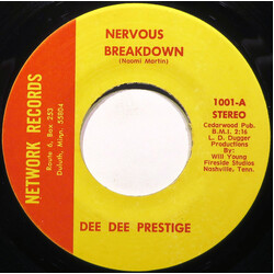 Dee Dee Prestige Nervous Breakdown USED VINYL 7INCH 45 RPM STEREO