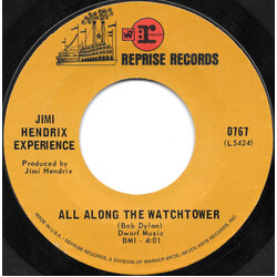 The Jimi Hendrix Experience All Along The Watchtower / Burning Of The Midnight Lamp USED VINYL 7INCH 45 RPM SINGLE STYRENE MONO