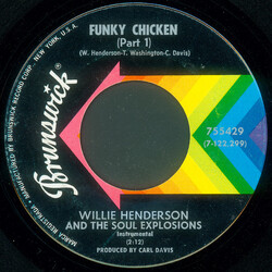 Willie Henderson / The Soul Explosions Funky Chicken USED VINYL 7INCH 45 RPM