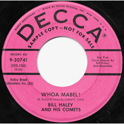 Bill Haley And His Comets Whoa Mabel! / Chiquita Linda (Un Poquito De Tu Amor) USED VINYL 7INCH 45 RPM SINGLE PROMO