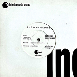 The Wannadies Someone Somewhere Vinyl 7" USED