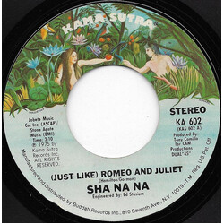 Sha Na Na (Just Like) Romeo And Juliet USED VINYL 7INCH 45 RPM SINGLE STYRENE STEREO