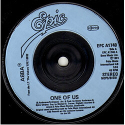 ABBA One Of Us USED VINYL 7INCH 45 RPM SINGLE