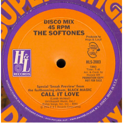 The Softones Call It Love / Love Child Vinyl 12" USED
