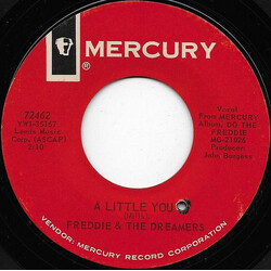 Freddie & The Dreamers A Little You USED VINYL 7INCH 45 RPM SINGLE