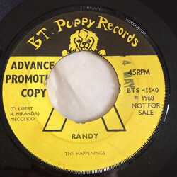 The Happenings Randy USED VINYL 7INCH 45 RPM PROMO