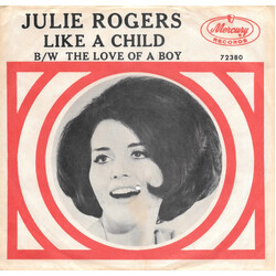 Julie Rogers Like A Child USED VINYL 7INCH 45 RPM SINGLE