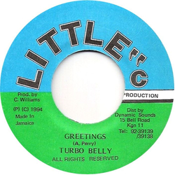 Turbo Belly Greetings Vinyl 7" USED