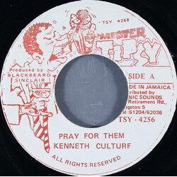 Kenneth Culture Pray For Them USED VINYL 7INCH 45 RPM