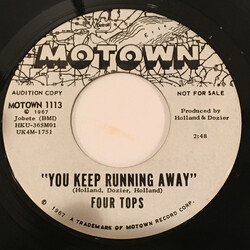 Four Tops You Keep Running Away Vinyl 7" USED