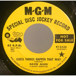 David Allen (31) Guess Things Happen That Way / Just Before Goodbye Vinyl 7" USED