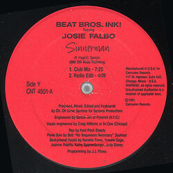 Beat Bros. Ink! Sinnerman / Just Heavenly USED VINYL 12INCH 33 S RPM