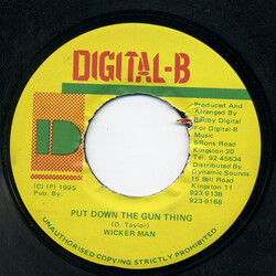 Wickerman Put Down The Gun Thing USED VINYL 7INCH 45 RPM