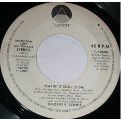 Timothy B. Schmit Playin' It Cool USED VINYL 7INCH SINGLE PROMO