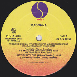 Madonna Justify My Love VINYL 12" USED