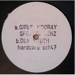 Spragga Benz / Don Yute Girlz Hooray / Hardcore USED VINYL 12INCH PROMO WHITE LABEL