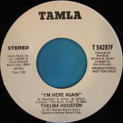Thelma Houston I'm Here Again USED VINYL 7INCH 45 RPM PROMO STEREO MONO