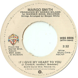 Margo Smith If I Give My Heart To You USED VINYL 7INCH 45 RPM