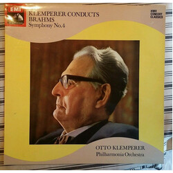 Johannes Brahms / Otto Klemperer / Philharmonia Orchestra Symphony No.4 In E Minor Vinyl LP USED