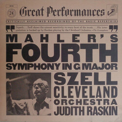 Gustav Mahler / George Szell / The Cleveland Orchestra / Judith Raskin Mahler's Fourth Symphony In G Major Vinyl LP USED