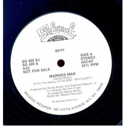 Skyy Married Man USED VINYL 12INCH 33 S RPM SINGLE PROMO STEREO