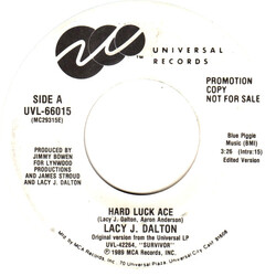 Lacy J. Dalton Hard Luck Ace USED VINYL 7INCH 45 RPM PROMO