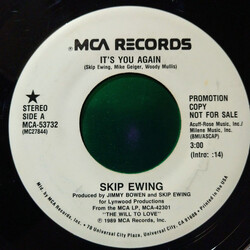 Skip Ewing It's You Again USED VINYL 7INCH SINGLE PROMO