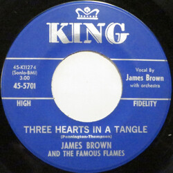 James Brown & The Famous Flames Three Hearts In A Tangle / I've Got Money USED VINYL 7INCH 45 RPM