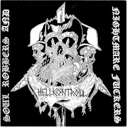 Hellkontroll Soul Robbers And Nightmare Fuckers USED VINYL 7INCH EP LIMITED EDITION 33 S RPM