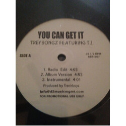 Trey Songz You Can Get It / It's The Life Of A ... USED VINYL 12INCH 33 S RPM PROMO