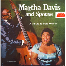 Martha Davis And Spouse A Tribute To Fats Waller Vinyl LP USED