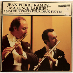 Jean-Pierre Rampal / Maxence Larrieu / Motoko Nabeshima Quatre Sonates Pour Deux Flutes Vinyl LP USED