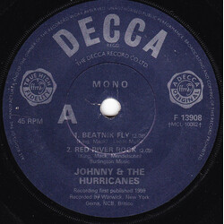 Johnny And The Hurricanes Beatnik Fly / Red River Rock USED VINYL 7INCH 45 RPM EP REISSUE MONO