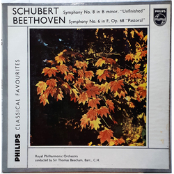 Franz Schubert / Ludwig van Beethoven / Royal Philharmonic Orchestra / Sir Thomas Beecham Symphony No. 8 In B Minor "Unfinished" / Symphony No. 6 In F