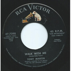 Tony Martin (3) Walk With Me USED VINYL 7INCH 45 RPM SINGLE
